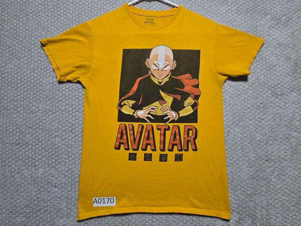 Avatar The Last Airbender Aang Graphic T-Shirt Yellow